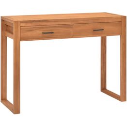 Kirjoituspöytä 2 vetolaatikolla 100x40x75 cm