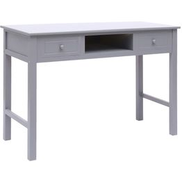 Kirjoituspöytä harmaa 110x45x76 cm puinen