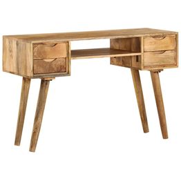 Kirjoituspöytä kiinteä mangopuu 115x47x76 cm