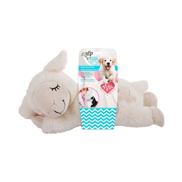 Koiran pehmolelu Little Buddy lammas sykkivällä sydämellä