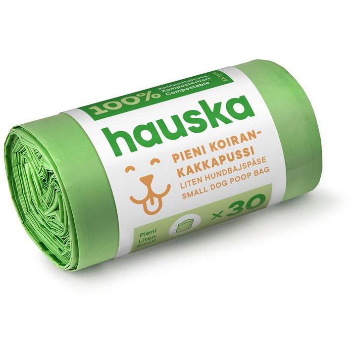 Koirankakkapussi Hauska sangaton vihreä 200x300 2 l 30 kpl