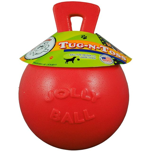 Koiranlelu Jolly Ball Tug n Toss 20cm Punainen