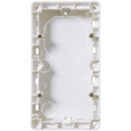 Kojerasia ELKO RS Nordic 2-osainen pintakojerasia 20 mm kirkkaan valkoinen