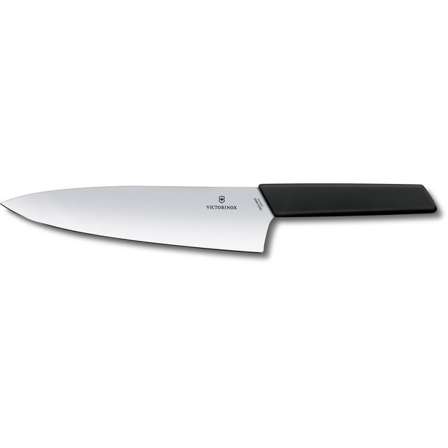Kokkiveitsi Victorinox Swiss Modern 20cm leveä musta