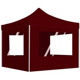 Kokoontaittuva juhlateltta seinillä alumiini 2x2 m