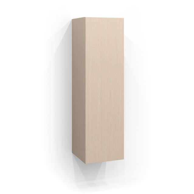 Korkea kaappi Svedbergs, 120x35cm, vaalea saarni