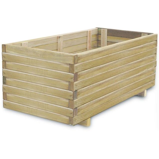 Korotettu kukkalaatikko 100x50x40 cm puu suorakaide_1