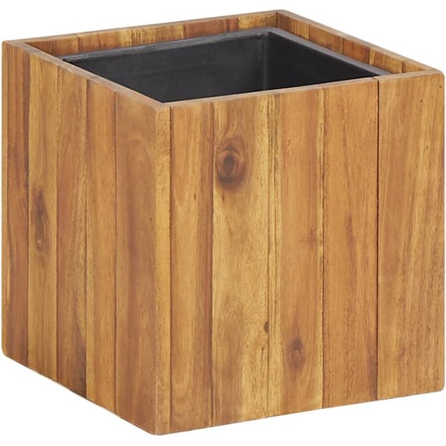 Korotettu kukkalaatikko 24,5x24,5x24,5 cm täysi akaasiapuu_1