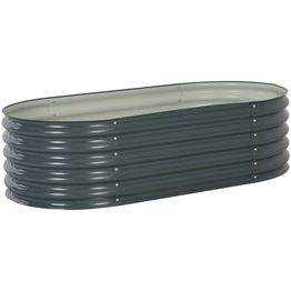 Istutuslaatikko 160x80x44cm harmaa