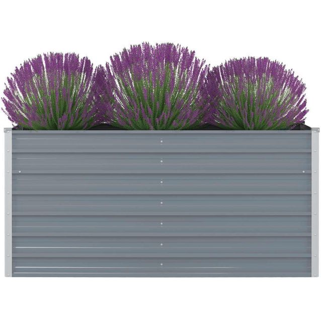 Korotettu puutarhalaatikko 160x80x77cm harmaa_1