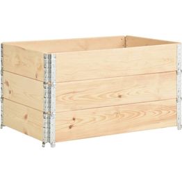 Korotetut kukkalaatikot 3 kpl 50x100 cm täysi mänty