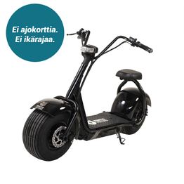 Sähköskootteri Kontio Motors Kruiser 0,7 kWh 15 km/h musta