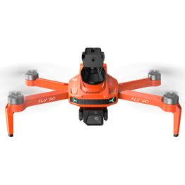 Kuvausdrone Le-On Fly Go, oranssi, taittuva, kaksoiskamera