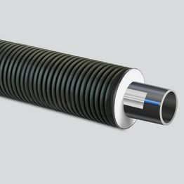 Kylmävesijohto RauHeat PexFlex Blue 40/125 lämmityskaapelilla