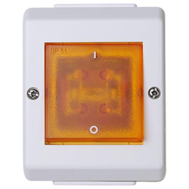 Kytkin ELKO RS Nordic 2 napainen kytkin IP55 pinta asenteinen RL sisältää merkkivalon kirkkaan valkoinen