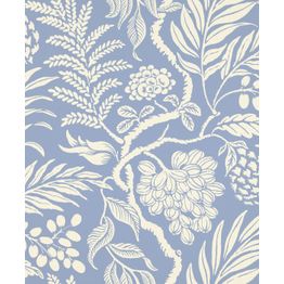 Tapetti Långelid/Von Brömssen Cornucopia, luonto, vaaleansininen