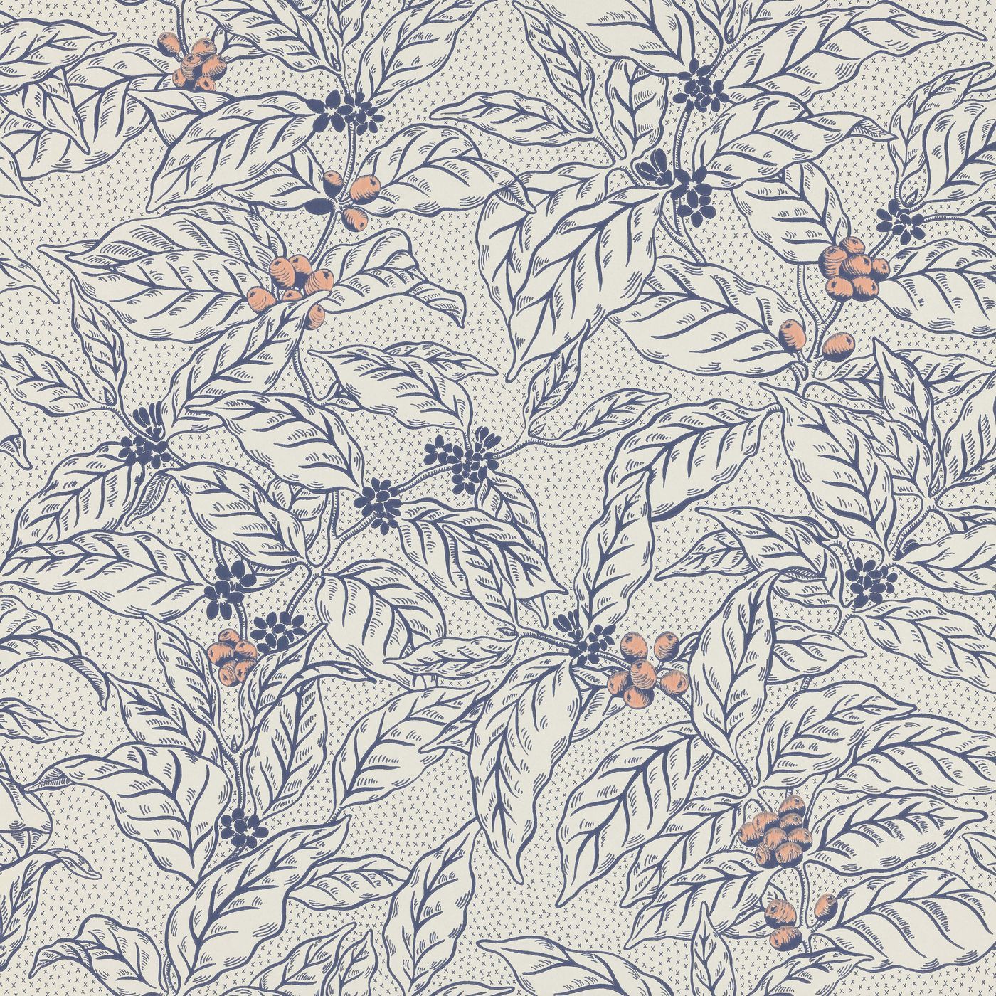 Tapetti Långelid/Von Brömssen Caffeine vaaleansininen