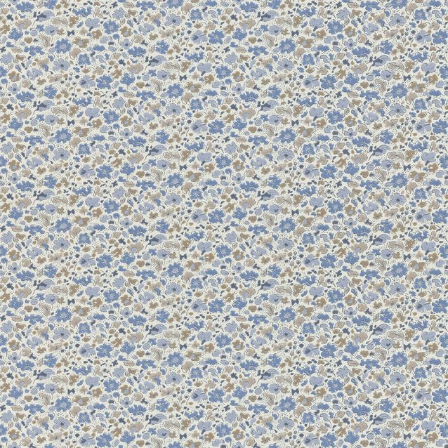 Tapetti Långelid/Von Brömssen Floral Dance sininen
