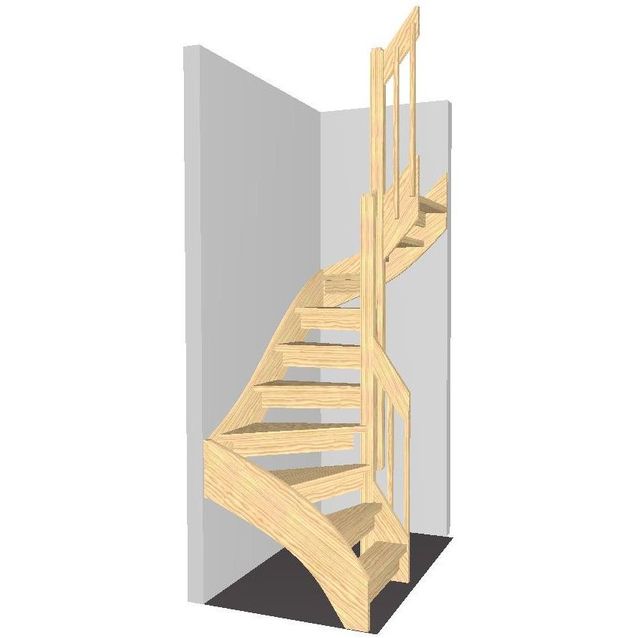 Portaat Lappiporras U2, korkeus 2500mm