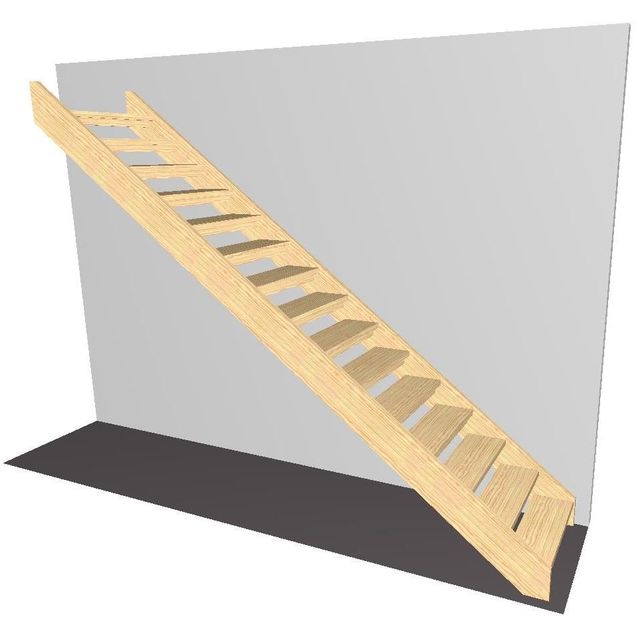 Portaat omakotitaloon Lappiporras suora-malli max. korkeus 3040 mm