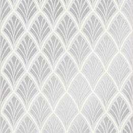 Tapetti Laura Ashley 113377 Florin Silver, Art Deco, hopea