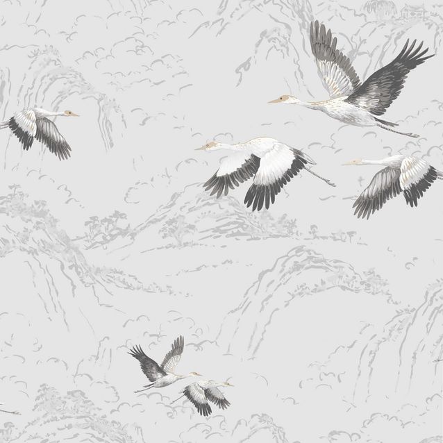 Tapetti Laura Ashley 113394 Animalia Silver