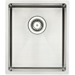 Keittiöallas Lavabo Kubus 340 Soft, 380x440mm, ruostumaton teräs 