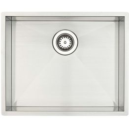 Keittiöallas Lavabo Kubus 500 Soft, 500x400mm, ruostumaton teräs 