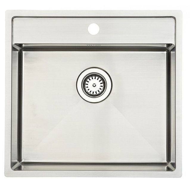 Keittiöallas Lavabo Kubus 520 Soft, 530x500mm, ruostumaton teräs 