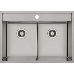 Keittiöallas Lavabo Kubus 742 Soft Slim, 740x440mm, ruostumaton teräs