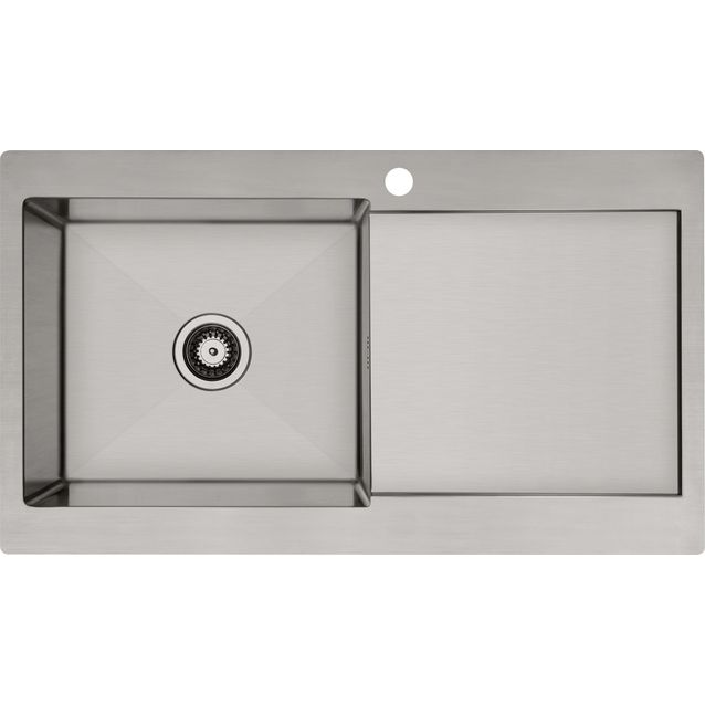 Keittiöallas Lavabo Kubus 900 L Soft, 900x510mm, ruostumaton teräs