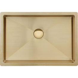 Keittiöallas Lavabo Low, 450x340 mm, massiivimessinki