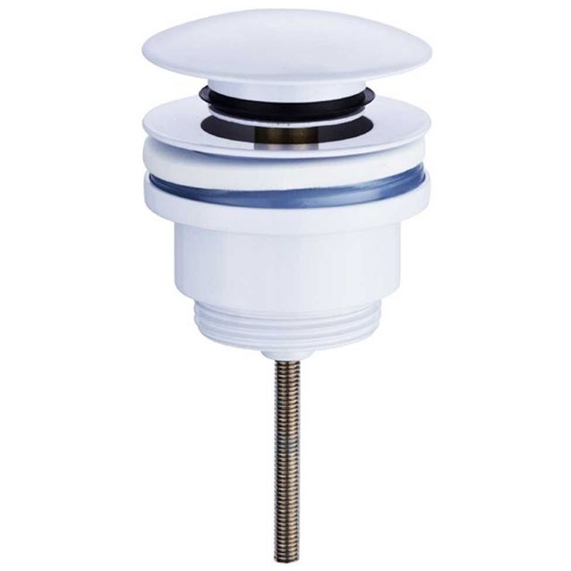 Pop-up-pohjaventtiili Lavabo Luna, mattavalkoinen