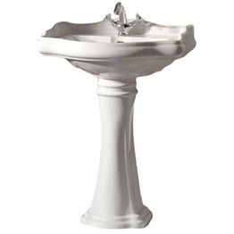 Pesuallas Lavabo Retro 69, 690x520mm, jalustalla, eri värejä