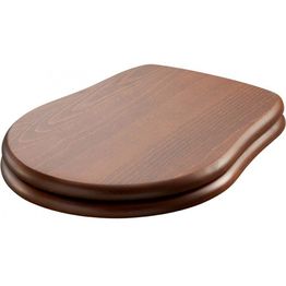 WC-istuimen kansi Lavabo Retro, messinkikiinnikkeet, pähkinä