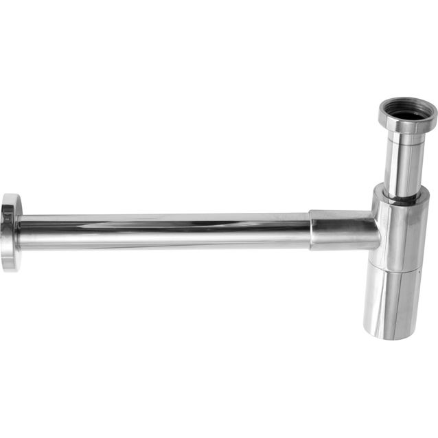 Vesilukko Lavabo Luna, seinäasennukseen, kromi