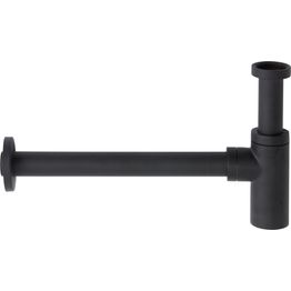 Vesilukko Lavabo Luna, seinäasennukseen, mattamusta