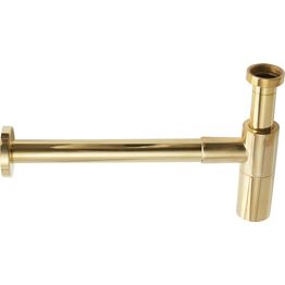 Vesilukko Lavabo Luna, seinäasennukseen, messinki