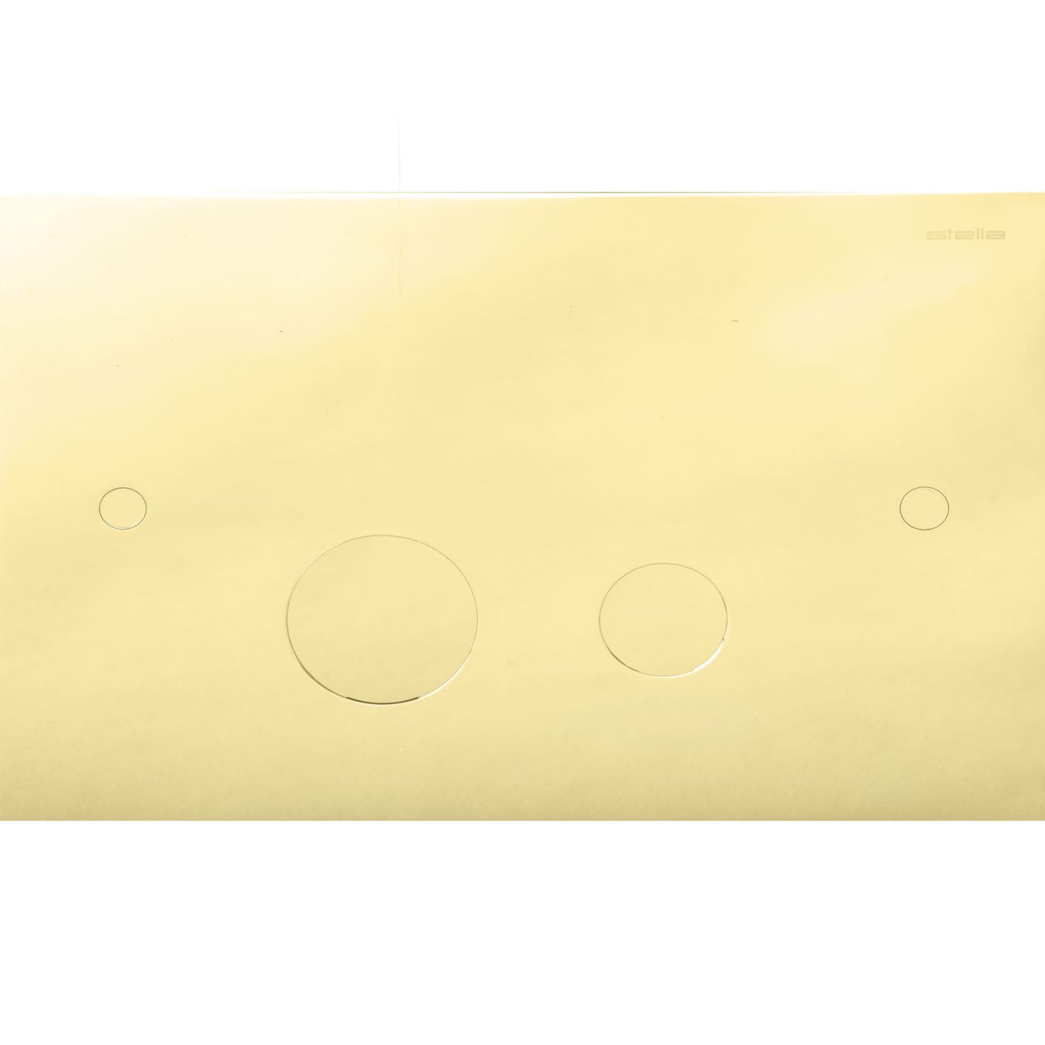 Huuhtelupainike Lavabo Luna, messinki