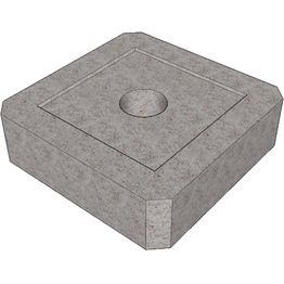 Perustuslaatta Lakka, 350x350x100mm