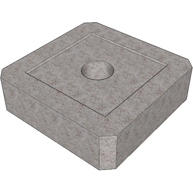 Perustuslaatta Lakka, 350x350x100mm