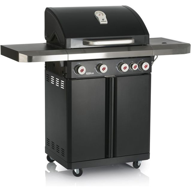 Kaasugrilli Landmann Rexon Cook PTS 4.1, 4 poltinta, sivukeitin