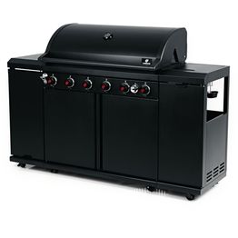 Kesäkeittiö Landmann Rexon MaxX 6.1, 6 poltinta, sivukeitin