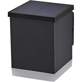 Aurinkokennoseinävalaisin Osram Endura Style Solar Quadro 3000K tummanharmaa