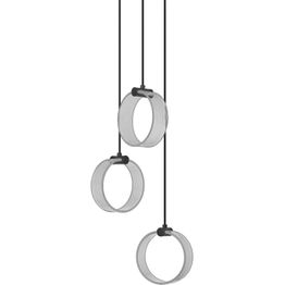 Kattovalaisin Osram Decor Circle 3-osainen PL 20W Click CCT musta