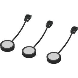 Kalustevalaisin Osram Spot Puck 65mm kaapin alle 3 x 3W 830 3000K
