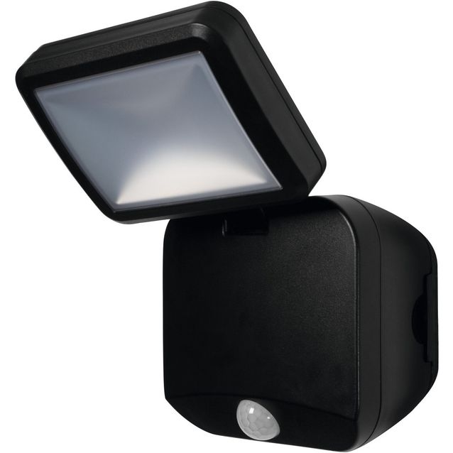 Ladattava ulkoseinävalaisin liiketunnistimella Osram LED Spotlight 4W 4000K IP54 musta
