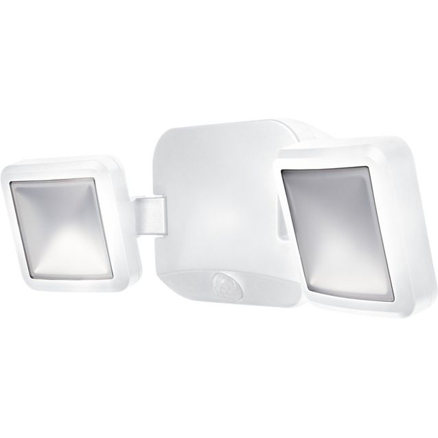 Ladattava ulkoseinävalaisin liiketunnistimella Osram LED Spotlight 10W 4000K IP54 valkoinen