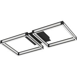 LED-Kattovalaisin Eglo Altaflor 2-osainen 65x30cm musta