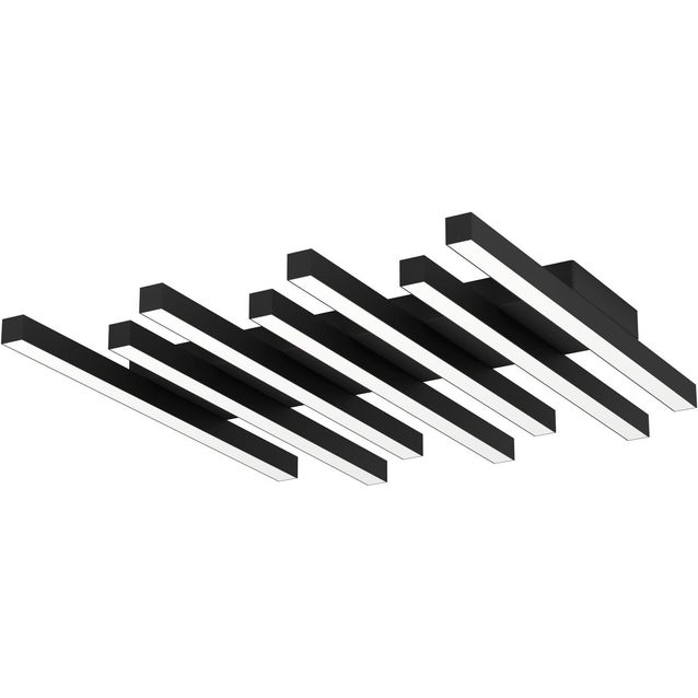 LED Kattovalaisin Eglo Padulari 25 6W 53 5x47cm värivaihto  kaukosäädin musta valkoinen